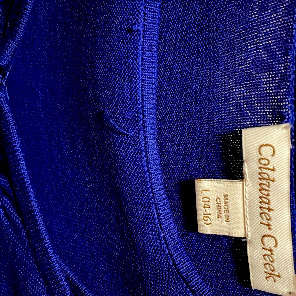 Coldwater Creek - Blue 2-pc Sweater Set